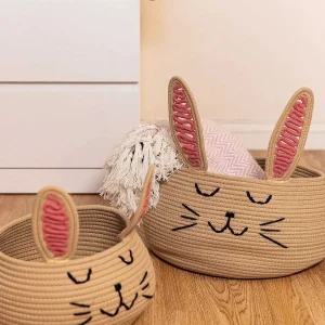 Carraig Donn HOME Set Of 2 Woven Bunny Baskets* Homeware