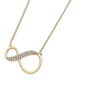 Tipperary Crystal Jewellery 8 Shape Infinity Pendant* Boxed Gifts