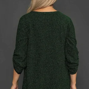 Pala D'oro Shimmer Top In Green*Women Tops & Blouses