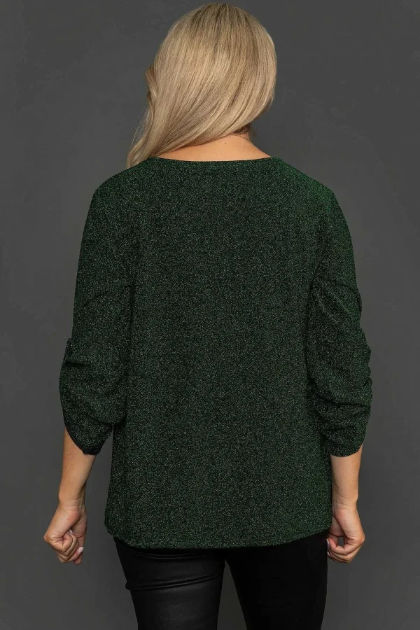 Pala D'oro Shimmer Top In Green*Women Tops & Blouses