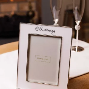 Carraig Donn Living Silver Christening Frame 5X7* Homeware