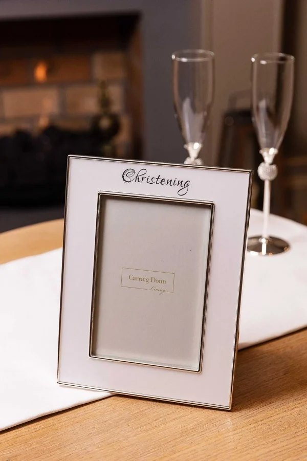 Carraig Donn Living Silver Christening Frame 5X7* Homeware