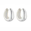 Knight & Day Silver Chunky Hoop Earrings*Women As Seen On Social