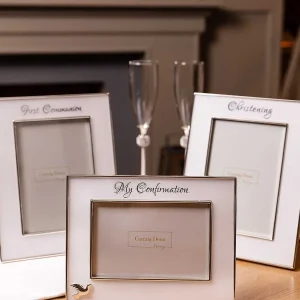 Carraig Donn Living Silver Confirmation Frame* Homeware