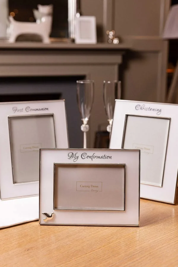 Carraig Donn Living Silver Confirmation Frame* Homeware