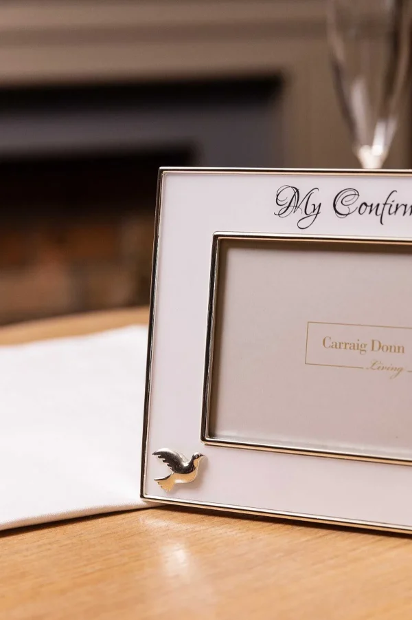 Carraig Donn Living Silver Confirmation Frame* Homeware