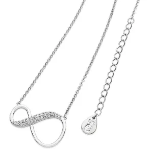 Tipperary Crystal Jewellery Silver Infinity Pendant* Boxed Gifts