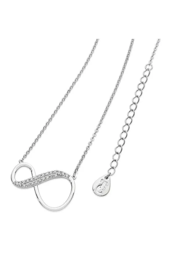 Tipperary Crystal Jewellery Silver Infinity Pendant* Boxed Gifts