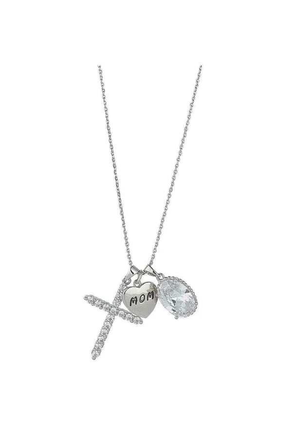 Knight & Day Silver Mom Charm Pendant* Jewellery