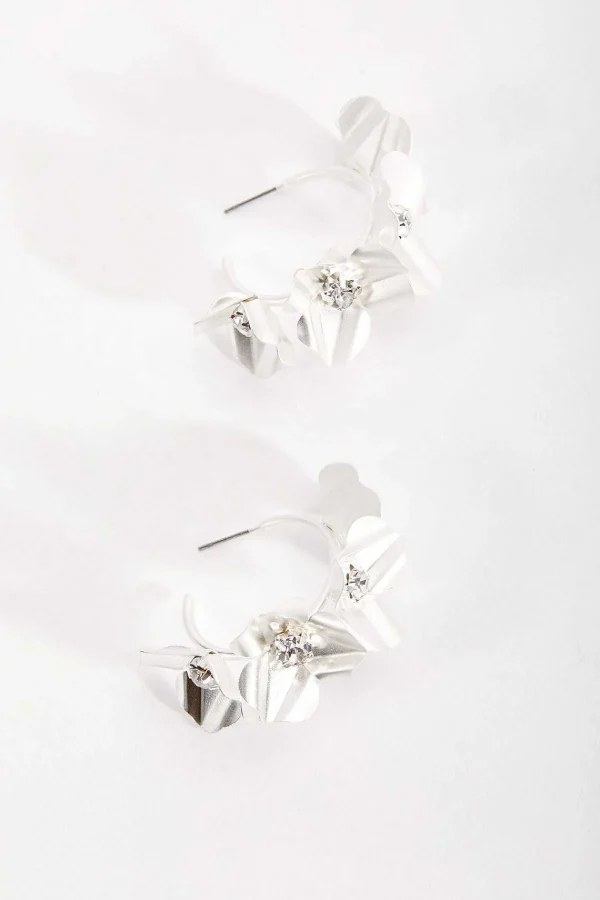 Soul Jewellery Silver Tone Flowers Earrings*Women As Seen On Social