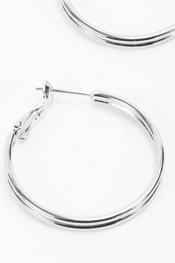 Soul Jewellery Silver Tone Hoop Earrings* Earrings