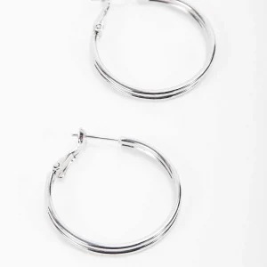 Soul Jewellery Silver Tone Hoop Earrings* Earrings