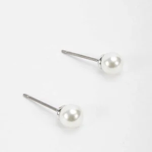 Soul Jewellery Silver Tone Pearl Stud Earring* Earrings