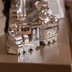 Carraig Donn Living Silver Train Money Box Tooth & Curl* Homeware