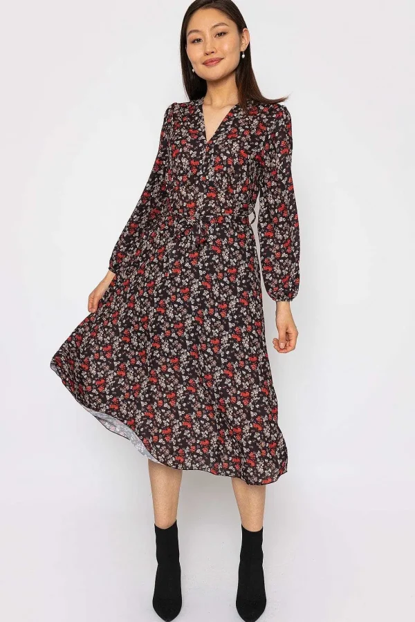Pala D'oro Sinead Midi Dress In Black*Women Dresses & Jumpsuits