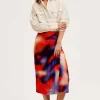 Cks Fashion Skittle Midi Skirt In Multi Print*Women Skirts & Shorts