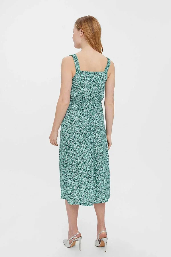 Vero Moda Sleeveless Dress In Green Print*Women Dresses & Jumpsuits