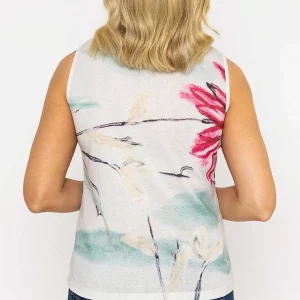 Kalisson Sleeveless Top In Multi Print*Women Tops & Blouses