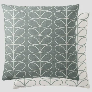 Orla Kiely Small Linear Stem Duck Egg 50X50Cm Cushion* Homeware