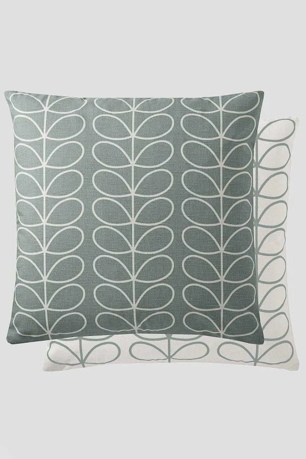 Orla Kiely Small Linear Stem Duck Egg 50X50Cm Cushion* Homeware