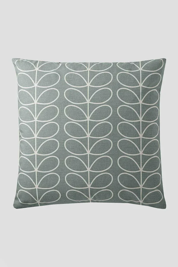 Orla Kiely Small Linear Stem Duck Egg 50X50Cm Cushion* Homeware