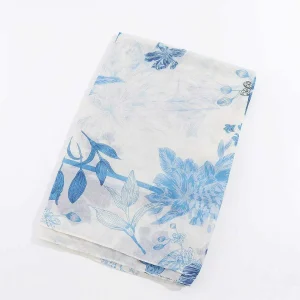 SOUL Accessories Soft Floral Scarf In Blue* Accessories