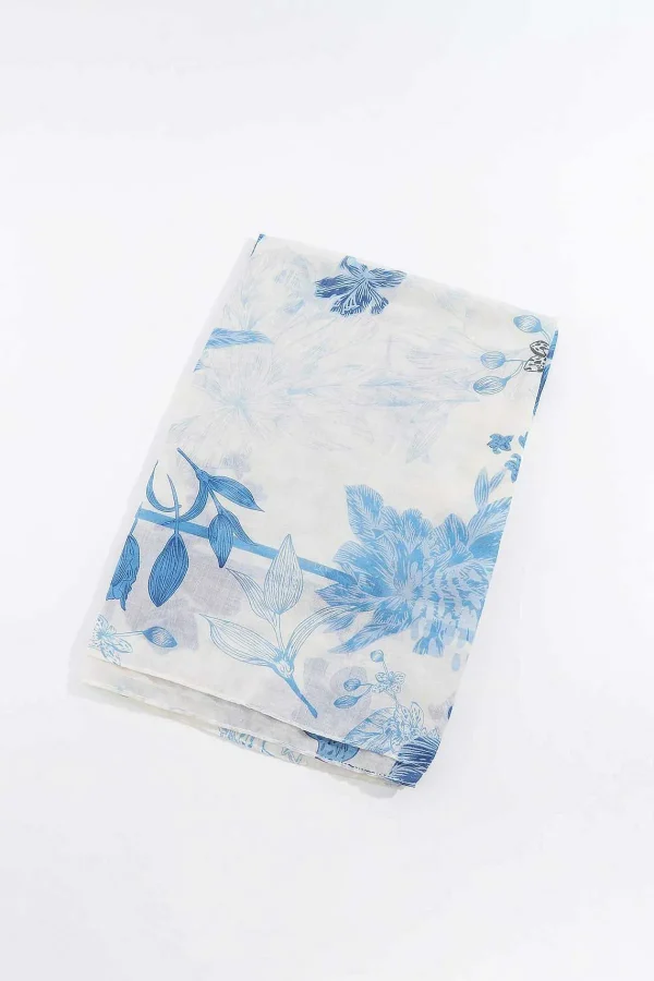 SOUL Accessories Soft Floral Scarf In Blue* Accessories