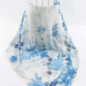 SOUL Accessories Soft Floral Scarf In Blue* Accessories