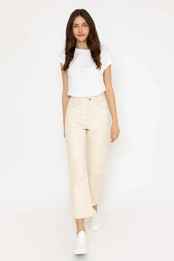 Oraije Solange Cream Straight Leg Jeans*Women Jeans & Trousers