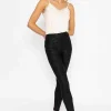 Vero Moda Sophia Skinny Coated Pants In Black 30\\*Women Jeans & Trousers