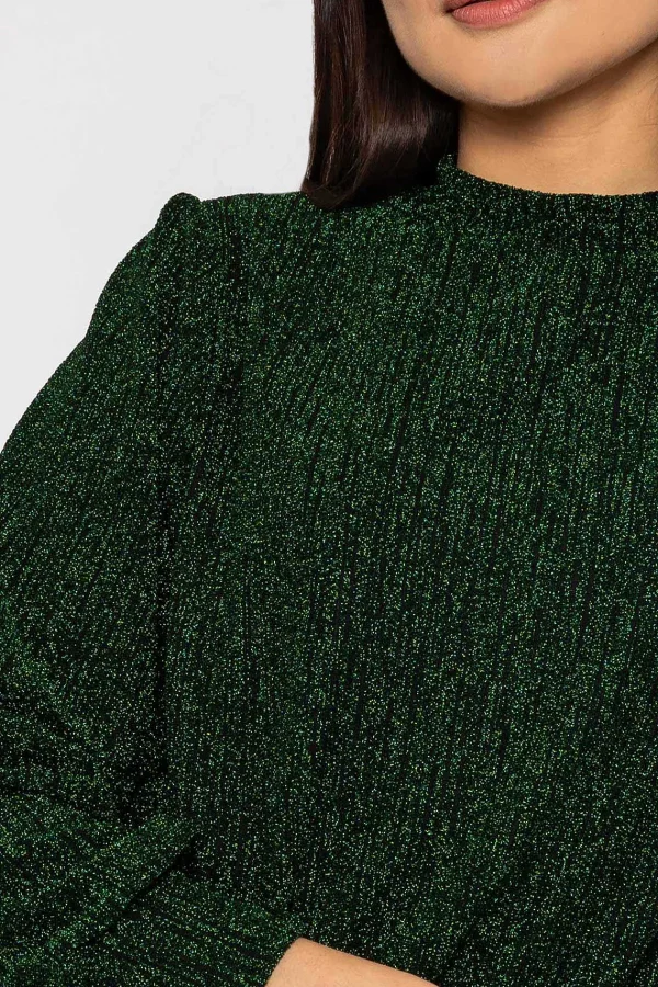 Pala D'oro Sparkle Top In Green*Women Tops & Blouses