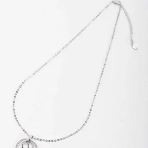 Soul Jewellery Spiral Silver Diamante Pendant Necklace* Boxed Gifts