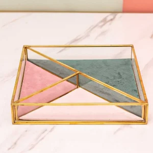 Carraig Donn Dwell Square Glass Jewellery Tray* Homeware