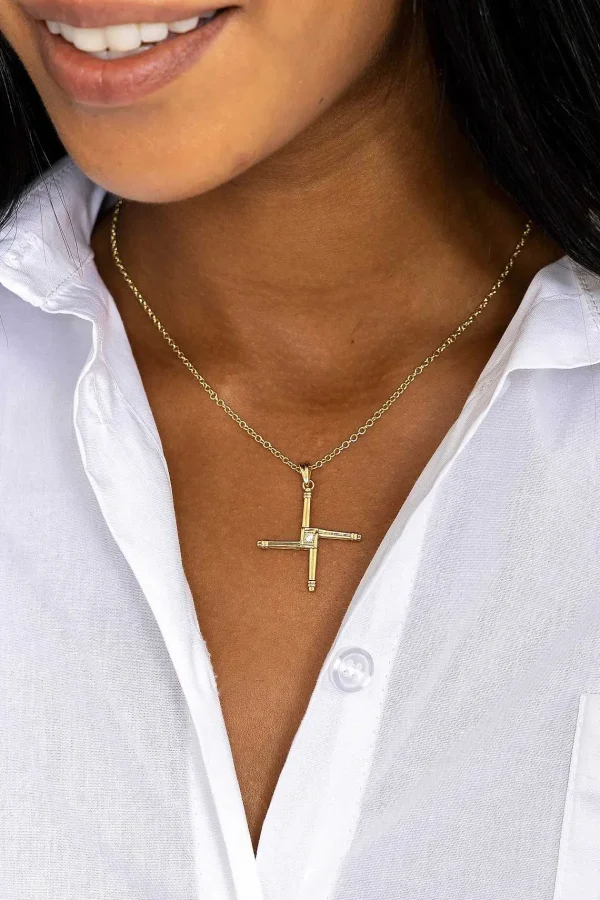 Cherish St. Brigids Cross In Gold*Women As Seen On Social