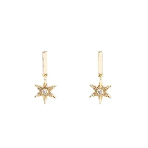 Tipperary Crystal Jewellery Star Drop Earrings* Boxed Gifts