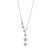 Knight & Day Star Drop Silver Necklace* Jewellery