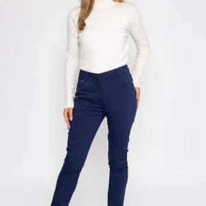 Voulez Vous Strech Trousers In Navy*Women Jeans & Trousers