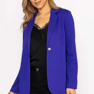 Rowen Avenue Stretch Twill Blazer In Purple*Women Blazers