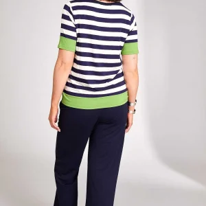 Peruzzi Stripe T-Shirt In Navy*Women Tops & Blouses