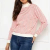 J'aime la Vie Stripe Turtleneck In Orange*Women Jumpers & Cardigans