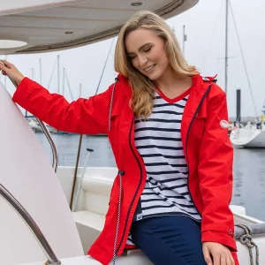 West Quay Striped Contrast Top In Navy*Women Tops & Blouses