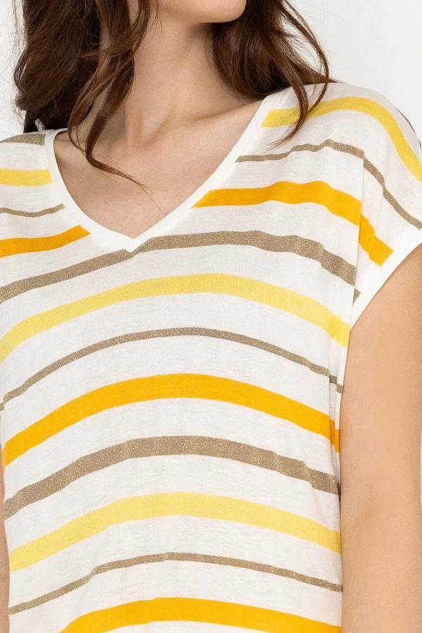 B.Young Striped Rokoko T-Shirt*Women Tops & Blouses