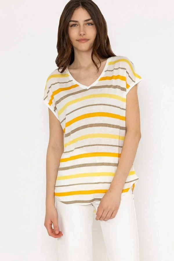 B.Young Striped Rokoko T-Shirt*Women Tops & Blouses