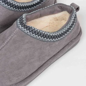 Pala D'oro Accessories Suedette Mule Slippers In Grey*Women Nightwear