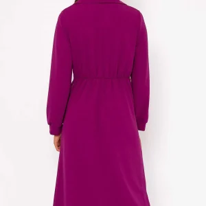 Pala D'oro Susannah Midi Dress In Magenta* Sale Dresses