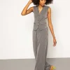 Pala D'oro Sport Tailored Waistcoat In Grey*Women Tops & Blouses