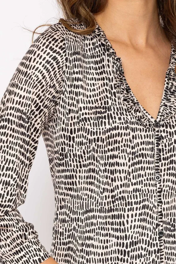 J'aime la Vie Tanya Top In Animal Print*Women Tops & Blouses