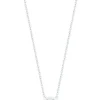 Tipperary Crystal Jewellery T-Bar Circle Pendant In Silver* Boxed Gifts