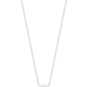 Tipperary Crystal Jewellery T-Bar Circle Pendant In Silver* Boxed Gifts