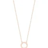 Tipperary Crystal Jewellery T-Bar Circle-Bar Pendant In Rose Gold* Boxed Gifts